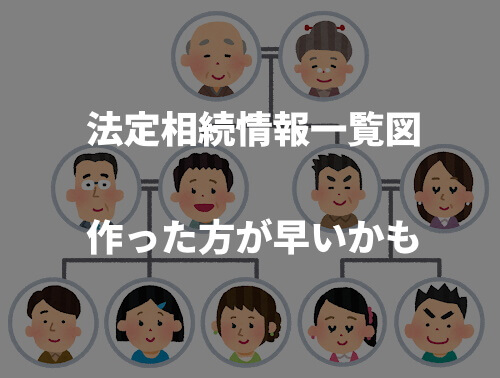 法定相続情報一覧図作った方が早いかも